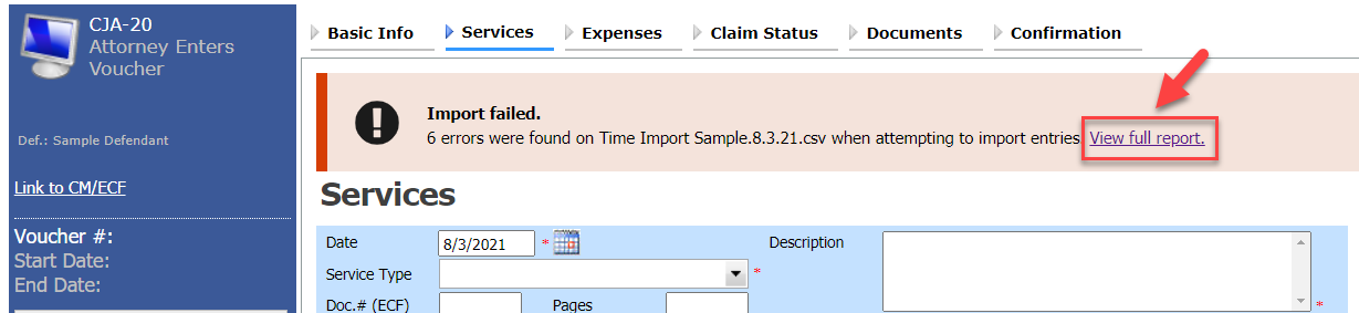 Import Failure Import Failure