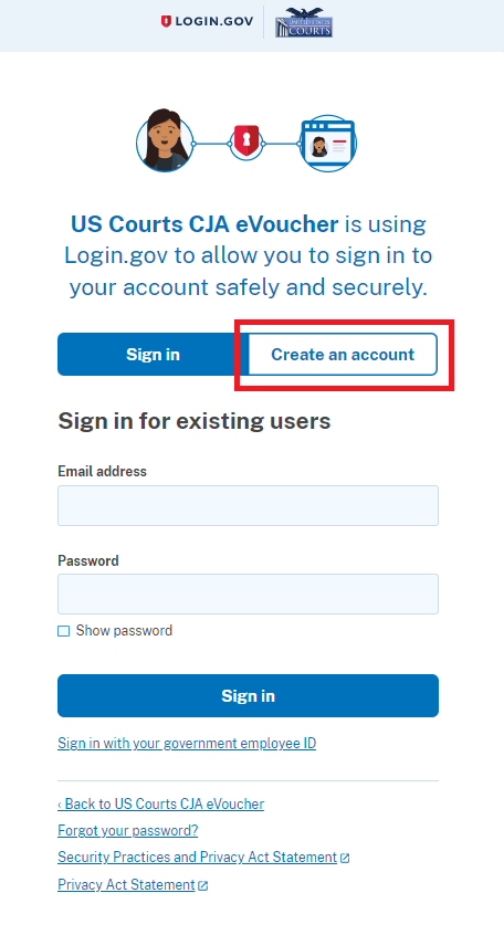 Create an account