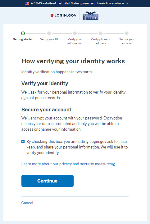 Getting Started with verifying your identity